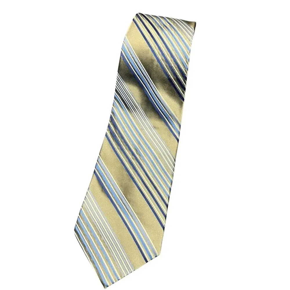 Paul Dione 100%‎ Silk striped Tie Men's classic